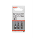 Set di bit di avvitamento da 3 pz. Extra-Hard Bosch 2607001761