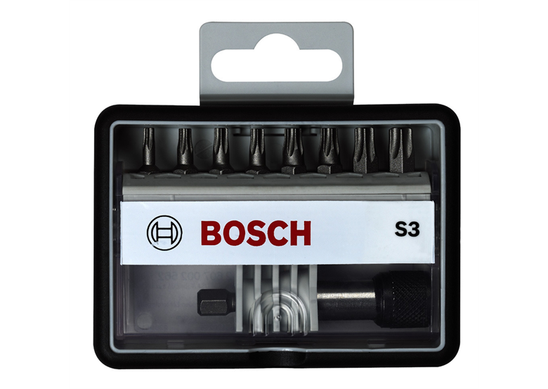 Set Robust Line di bit di avvitamento S Extra Hard, 8 +1 pz. Bosch 2607002562