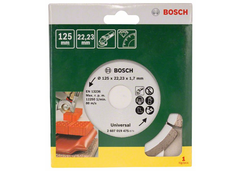 Disco da taglio diamantato per materiali da costruzione 125 mm Bosch 2607019475