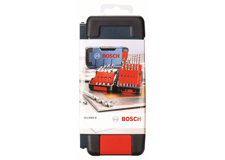 Set di punte per metallo HSS-G Toughbox, DIN 338, 135° Bosch 2607019578