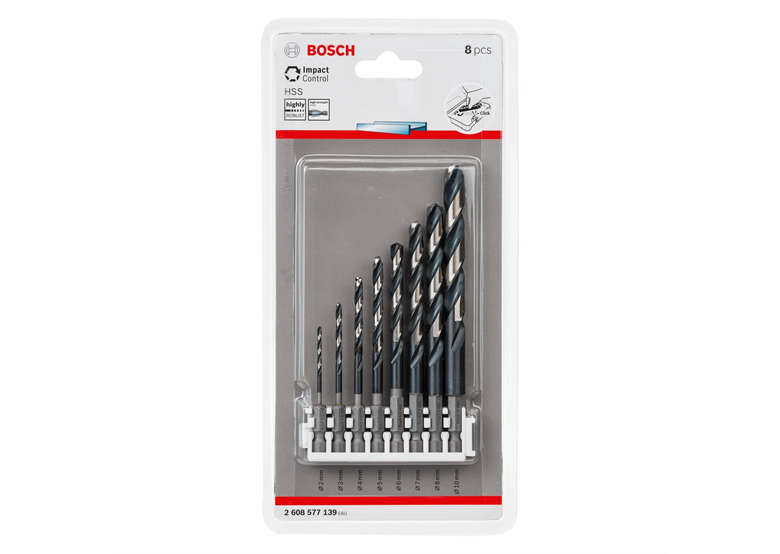 Set di punte elicoidali HSS Impact Control, 8 pz. Bosch 2608577139