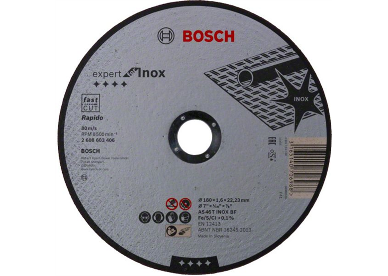 Mola da taglio Exper for Inox Bosch 2608603406