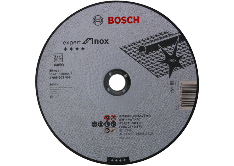 Mola da taglio Exper for Inox Bosch 2608603407