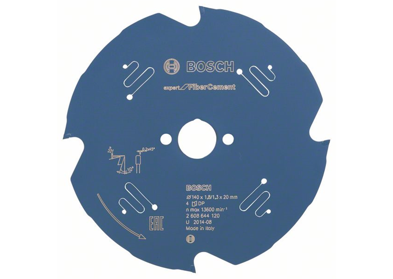 Lama circolare Expert for Fiber Cement 140x20mm T4 Bosch 2608644120