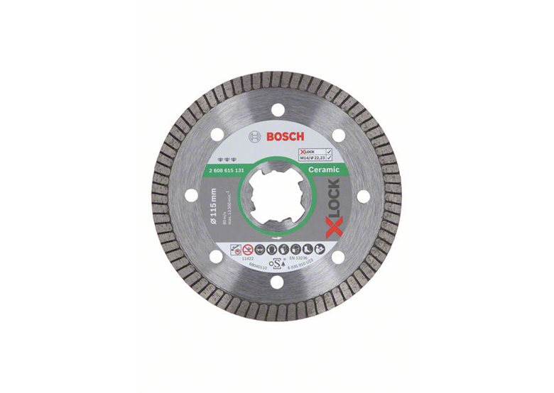 Disco diamantato X-Lock 115mm Bosch Best for Ceramic Extra-Clean