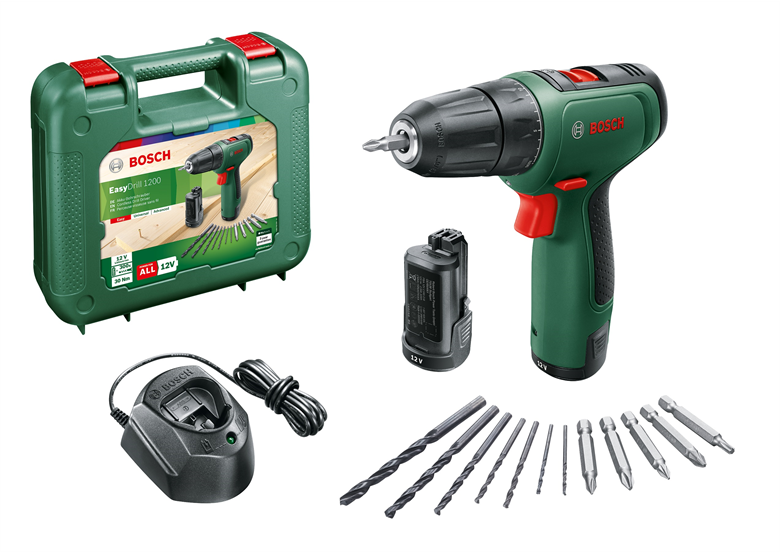 Trapano avvitatore Bosch EasyDrill 1200 2x1.5Ah