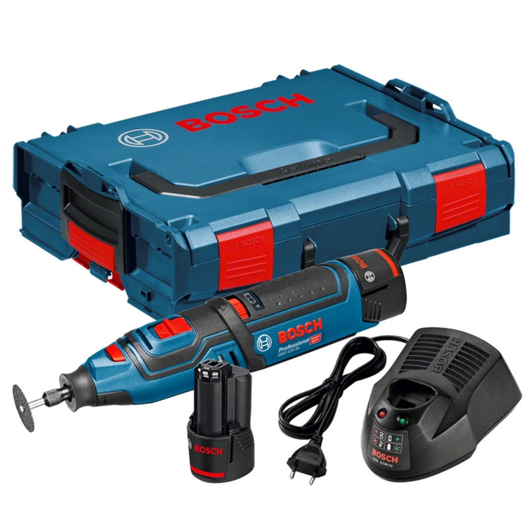 Multiutensile professionale Bosch GRO 12V-35 2x2.0Ah 