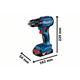 Trapano avvitatore Bosch GSR 185-LI 1x4.0Ah