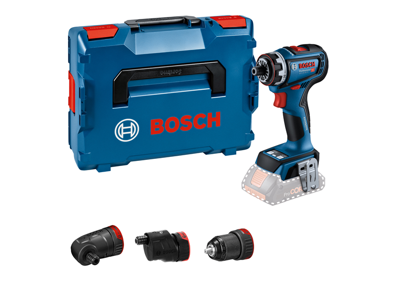 Trapano avvitatore con testa intercambiabile Bosch GSR 18V-90 FC, GFA 18-M, GFA 18-E, GFA 18-W