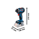 Trapano avvitatore con testa intercambiabile Bosch GSR 18V-90 FC, GFA 18-M, GFA 18-E, GFA 18-W