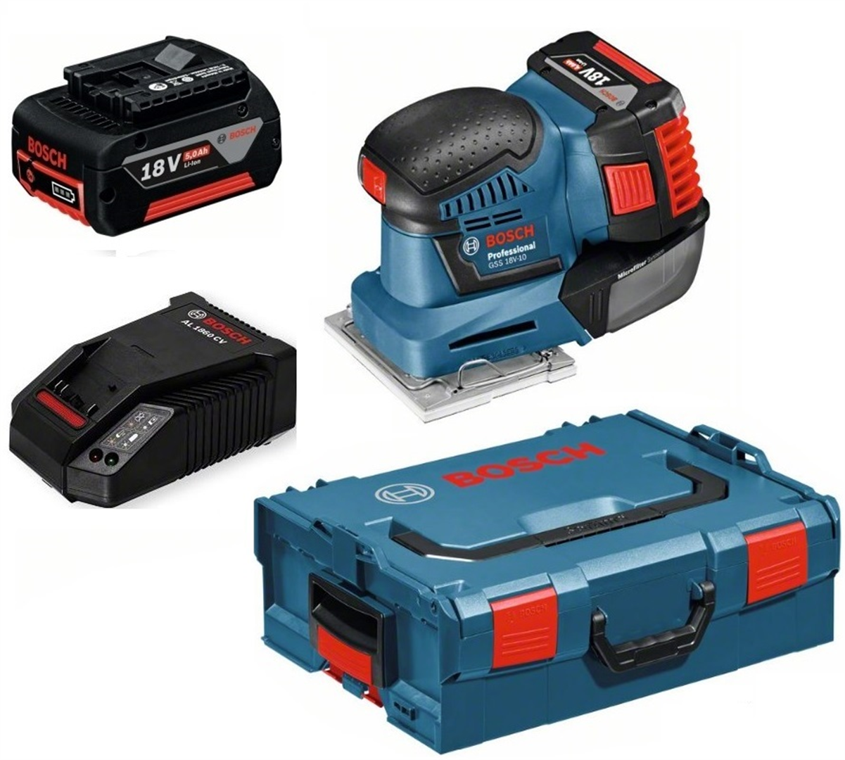 Bosch Professional Levigatrice orbitale a batteria GSS 18V-13