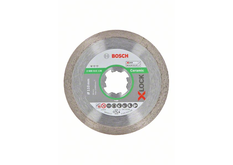 Disco diamantato X-Lock 110mm Bosch Standard for Ceramic