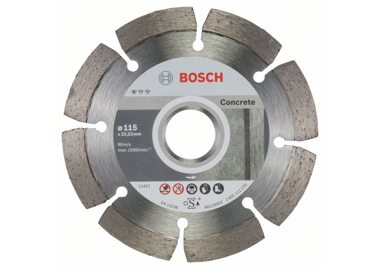 Disco diamantato 115mm Bosch Standard for Concrete