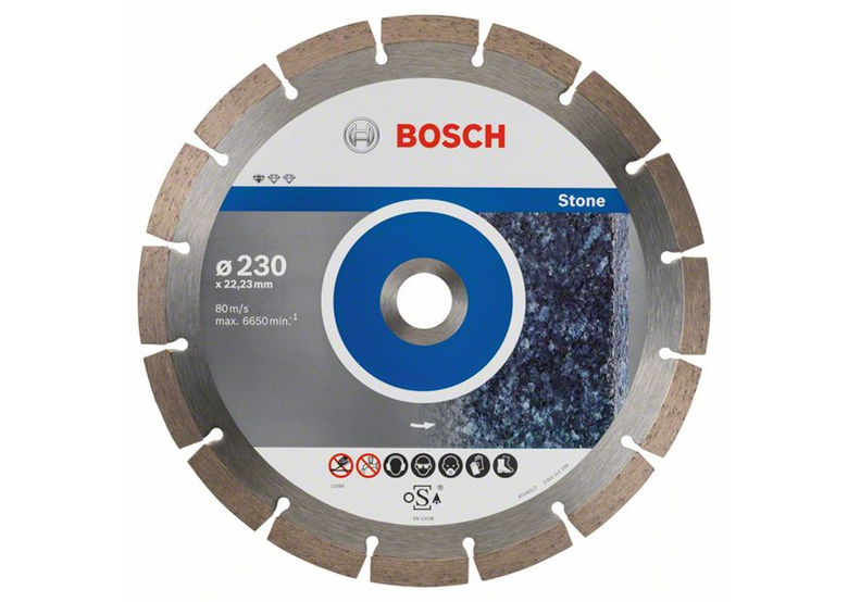 Disco diamantato 230mm Bosch Standard for Stone