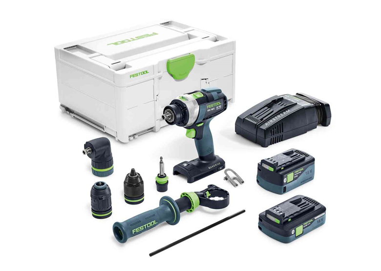 Trapano avvitatore a percussione Festool TPC18/4 5,2/4I-Set/XL-SC