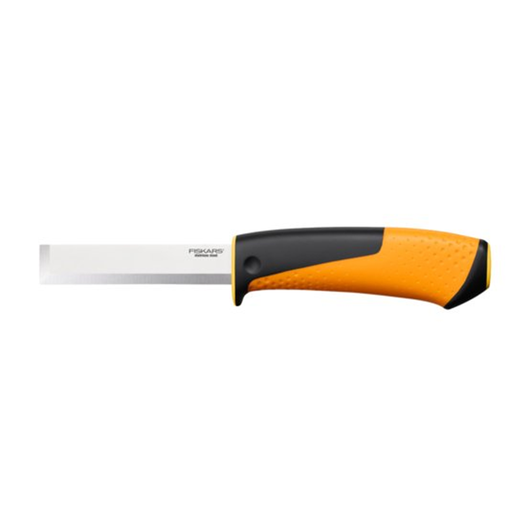 Coltello da carpentiere con affilatore integrato (giallo) Fiskars 1023621 