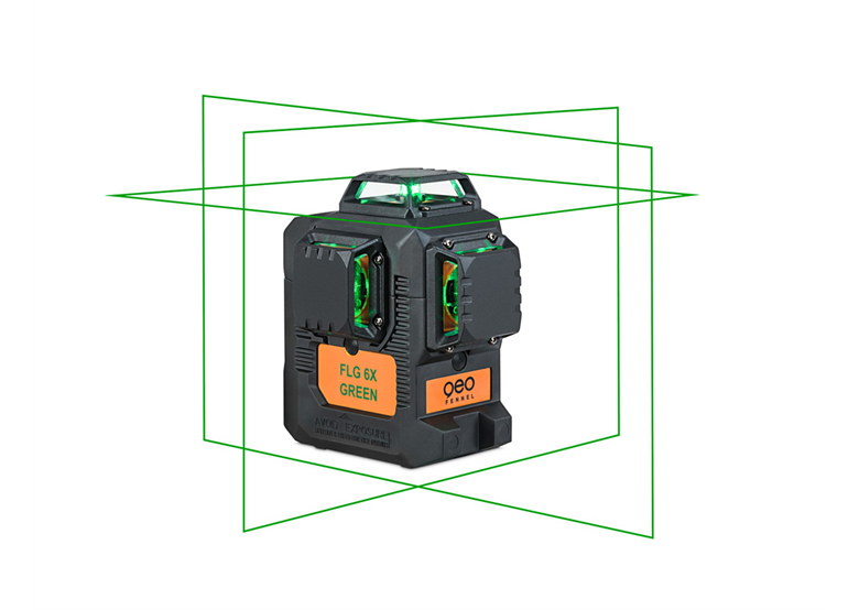 Laser verde a croce piana 3x360° Geo-Fennel FLG 6X-GREEN