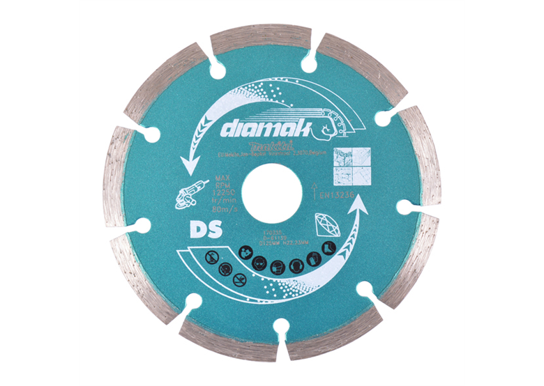 Disco diamantato segment 125x22,23mm 10szt. Makita D-61139-10