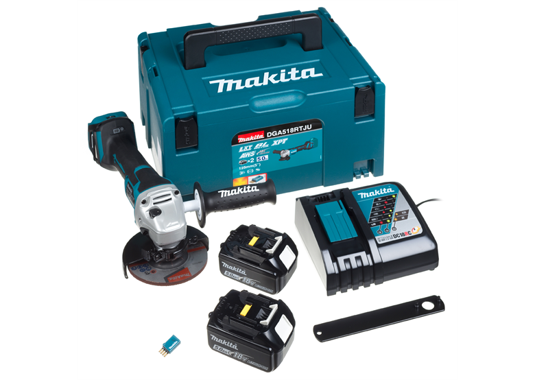 Smerigliatrice angolare Makita DGA518RTJU