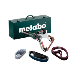 Levigatrice a nastro per tubi Metabo RBE 15-180 Set