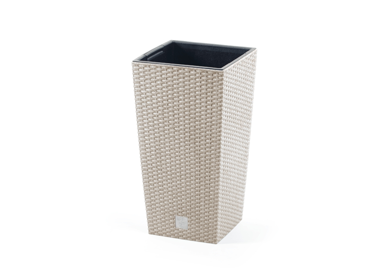 Vaso da fiori RATO SQUARE ECO - bianco ECO Prosperplast DRTS300W-S449W