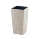 Vaso da fiori RATO SQUARE ECO - bianco ECO Prosperplast DRTS300W-S449W