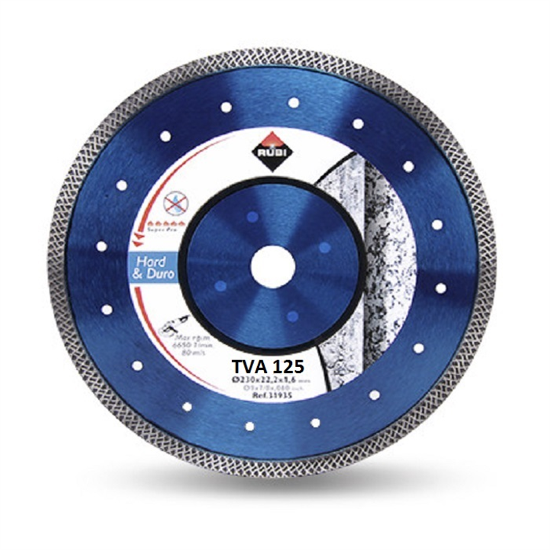 Disco diamantato 125mm Rubi TVA 125 SUPERPRO 