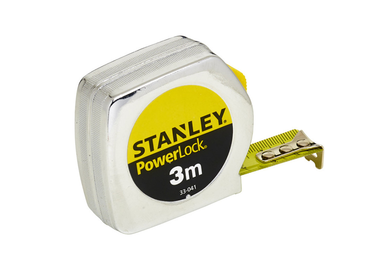 Metro a nastro Powerlock, custodia in plastica [l] 8m/25mm Stanley S/33-198-1