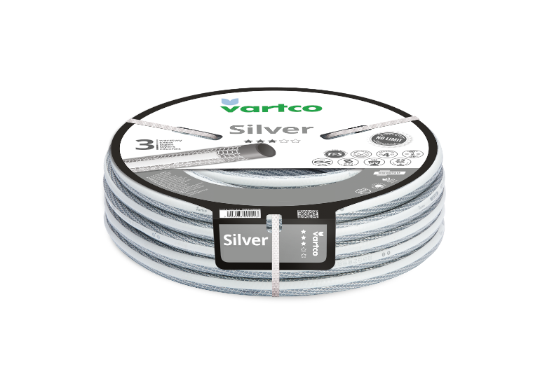 Tubo da giardino 1" 20m a 3 strati Vartco SILVER TFS 1009100020